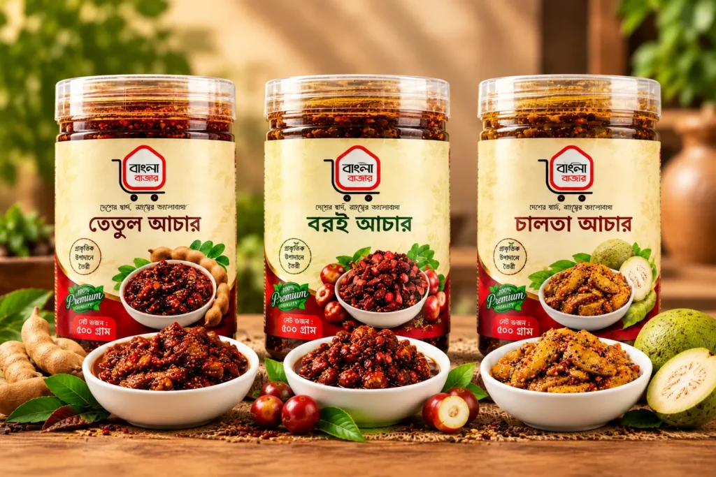 ৩ টি আচারের কম্বো